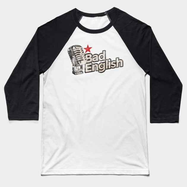 Bad English Vintage Baseball T-Shirt by G-THE BOX